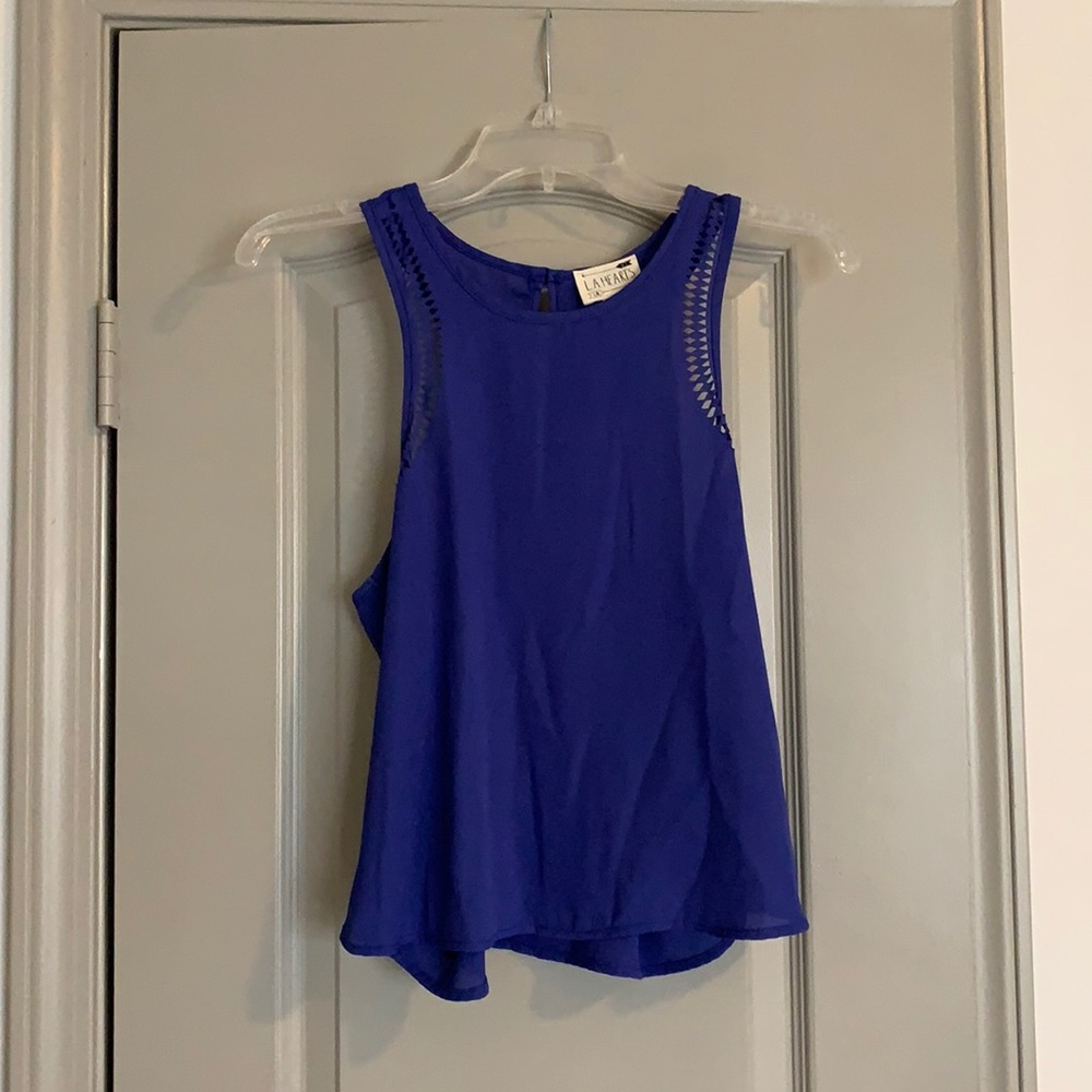 Blue tank top